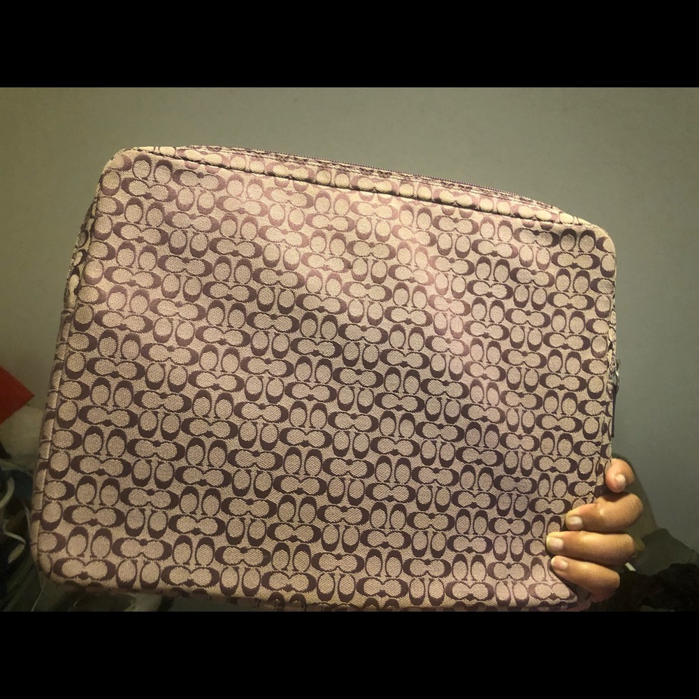 Coach laptop sleeve